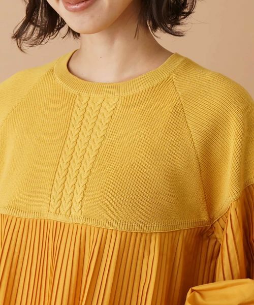 Leilian / レリアン シャツ・ブラウス | 異素材コンビプルオーバー | 詳細10