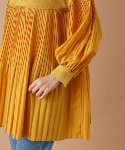 Leilian / レリアン シャツ・ブラウス | 異素材コンビプルオーバー | 詳細12