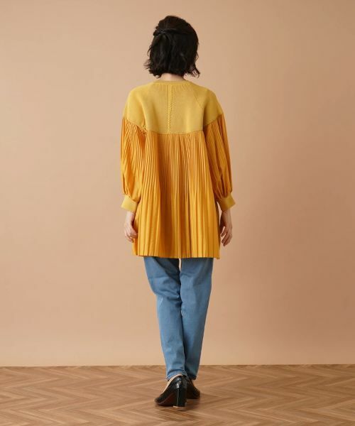 Leilian / レリアン シャツ・ブラウス | 異素材コンビプルオーバー | 詳細6