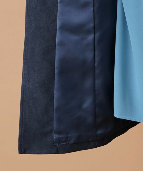 Leilian / レリアン テーラードジャケット | 異素材切替ロングベスト | 詳細12
