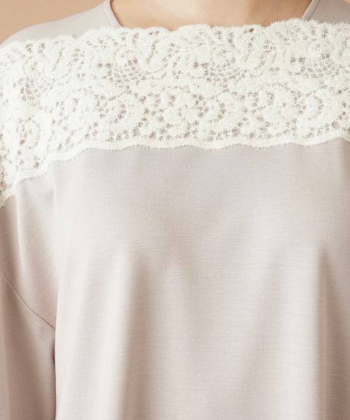 Leilian / レリアン シャツ・ブラウス | レーススクエアネックブラウス | 詳細11