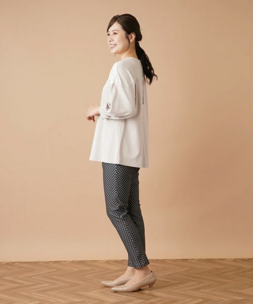 Leilian / レリアン シャツ・ブラウス | レーススクエアネックブラウス | 詳細2