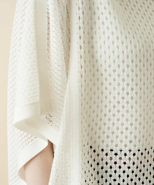 Leilian / レリアン その他小物 | 透かし編みニットプルオーバー | 詳細11