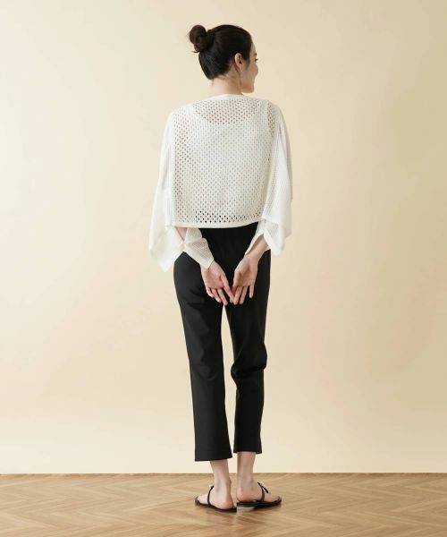 Leilian / レリアン その他小物 | 透かし編みニットプルオーバー | 詳細3