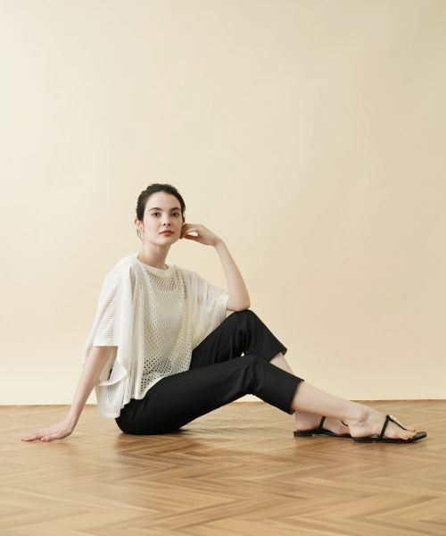 Leilian / レリアン その他小物 | 透かし編みニットプルオーバー | 詳細4