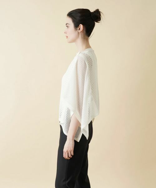 Leilian / レリアン その他小物 | 透かし編みニットプルオーバー | 詳細6