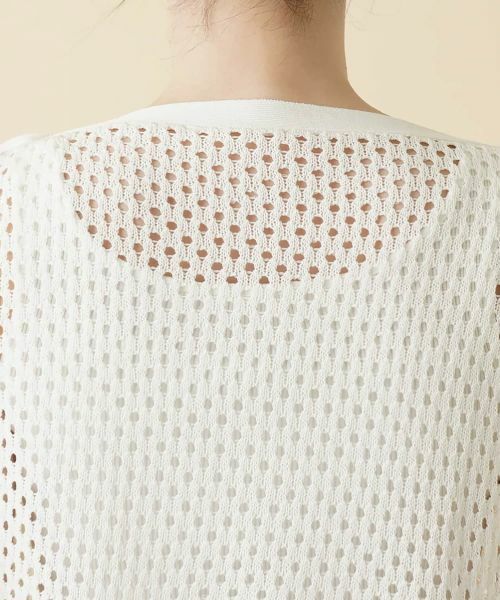 Leilian / レリアン その他小物 | 透かし編みニットプルオーバー | 詳細9