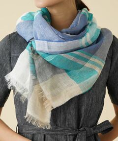 Leilian / レリアン マフラー・ショール・スヌード・ストール | マルチ—ボーダーストール
