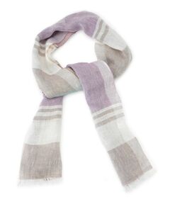 Leilian / レリアン マフラー・ショール・スヌード・ストール | マルチ—ボーダーストール