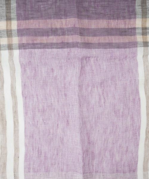 Leilian / レリアン マフラー・ショール・スヌード・ストール | マルチ—ボーダーストール | 詳細4