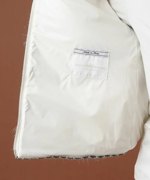 Leilian / レリアン テーラードジャケット | フェアアイル柄切替フーデッドベスト | 詳細12