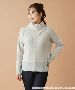 Leilian / レリアン ニット・セーター | スヌード風タートルネックニット