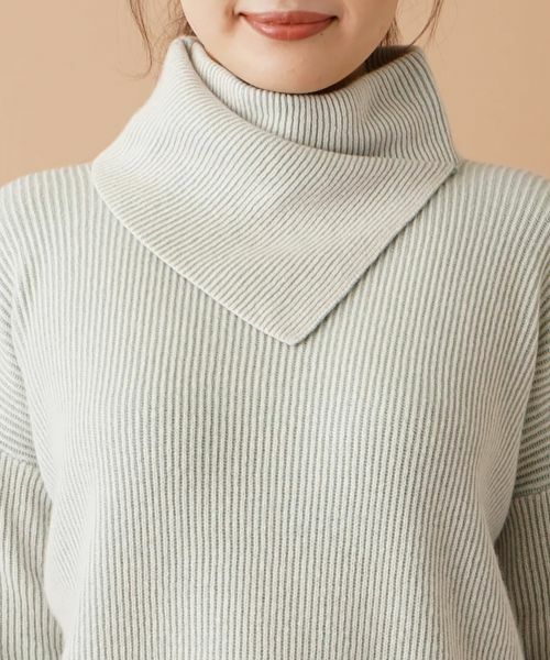 Leilian / レリアン ニット・セーター | スヌード風タートルネックニット | 詳細4