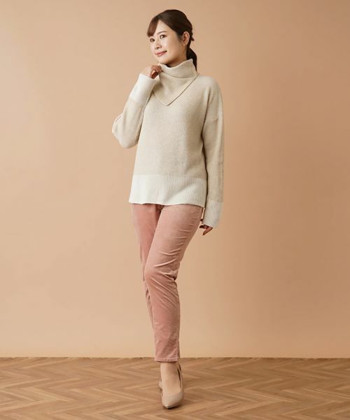 Leilian / レリアン ニット・セーター | スヌード風タートルネックニット | 詳細9