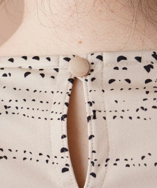 Leilian / レリアン カットソー | 【セットアップ対応商品】チェックVネックカットソー【ROCHAS Premiere】 | 詳細12