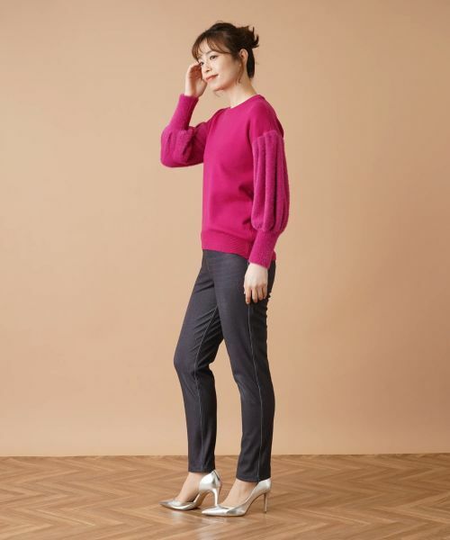 Leilian / レリアン その他パンツ | 【あったか素材】ストレッチリバーシブルレギンスパンツ | 詳細2