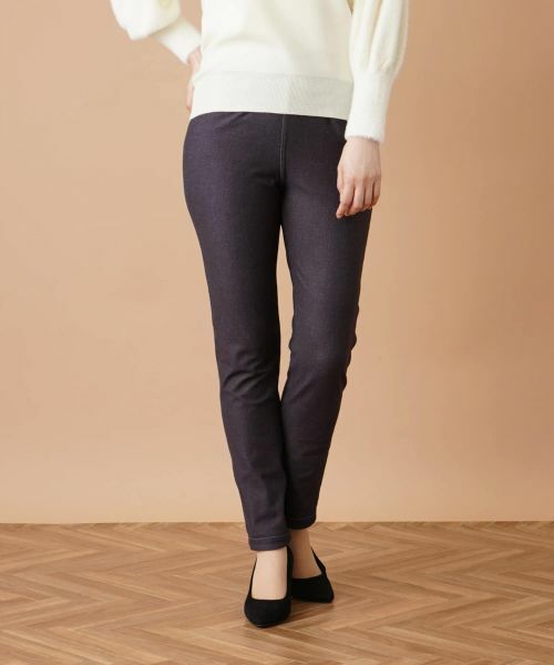 Leilian / レリアン その他パンツ | 【あったか素材】ストレッチリバーシブルレギンスパンツ | 詳細9