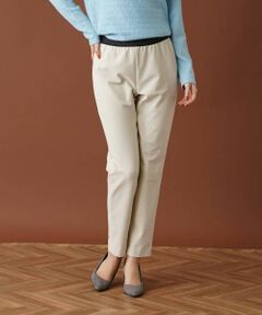 Leilian / レリアン その他パンツ | 【あったか素材】洗えるスリムテーパードパンツ
