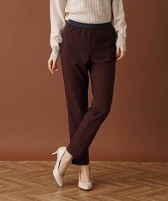 Leilian / レリアン その他パンツ | 【あったか素材】洗えるスリムテーパードパンツ