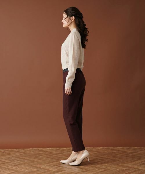 Leilian / レリアン その他パンツ | 【あったか素材】洗えるスリムテーパードパンツ | 詳細2