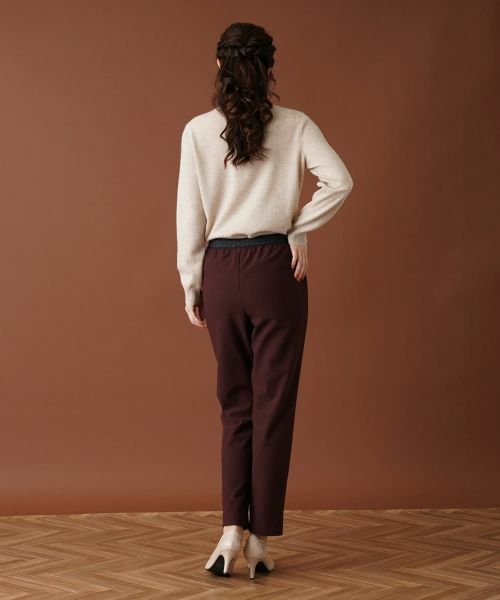 Leilian / レリアン その他パンツ | 【あったか素材】洗えるスリムテーパードパンツ | 詳細3