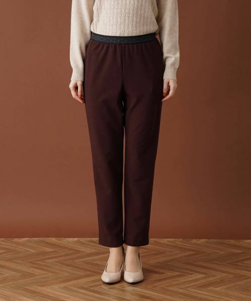 Leilian / レリアン その他パンツ | 【あったか素材】洗えるスリムテーパードパンツ | 詳細4