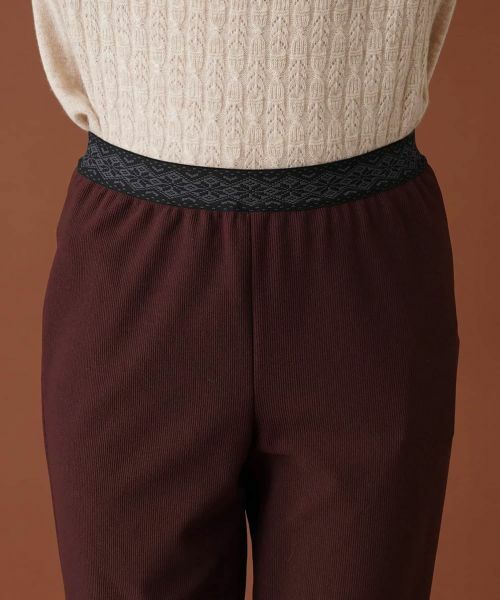Leilian / レリアン その他パンツ | 【あったか素材】洗えるスリムテーパードパンツ | 詳細7