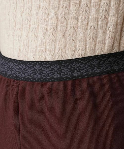 Leilian / レリアン その他パンツ | 【あったか素材】洗えるスリムテーパードパンツ | 詳細8