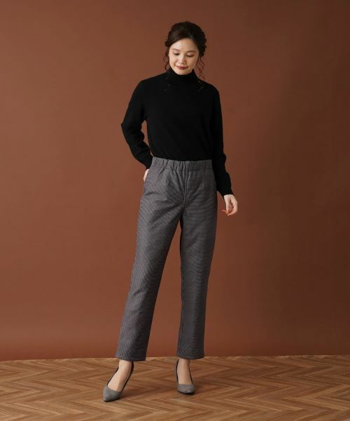 Leilian / レリアン その他パンツ | 【あったか素材】洗えるリバーシブルパンツ | 詳細1