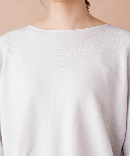 Leilian / レリアン ニット・セーター | バイカラー切替ボートネックニット | 詳細8