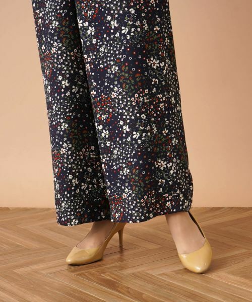 Leilian / レリアン その他パンツ | 小花柄ワイドパンツ | 詳細12