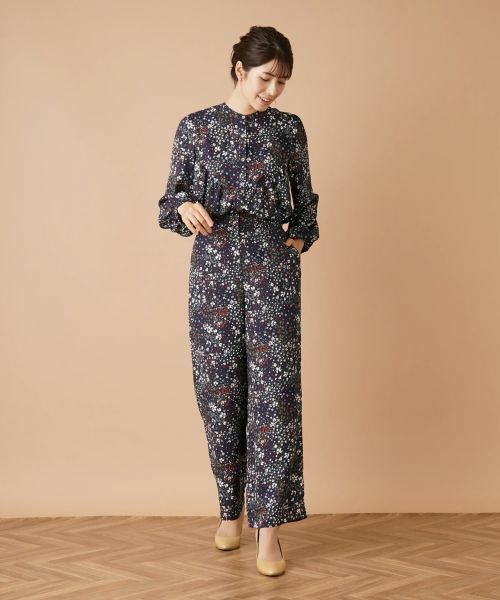 Leilian / レリアン その他パンツ | 小花柄ワイドパンツ | 詳細3