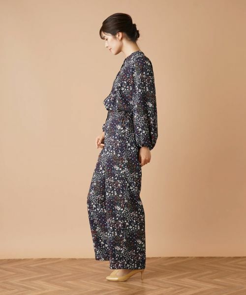 Leilian / レリアン その他パンツ | 小花柄ワイドパンツ | 詳細4