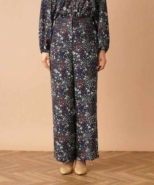 Leilian / レリアン その他パンツ | 小花柄ワイドパンツ | 詳細6