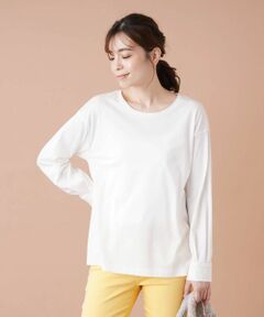 Leilian / レリアン カットソー | シャツ袖風プルオーバー