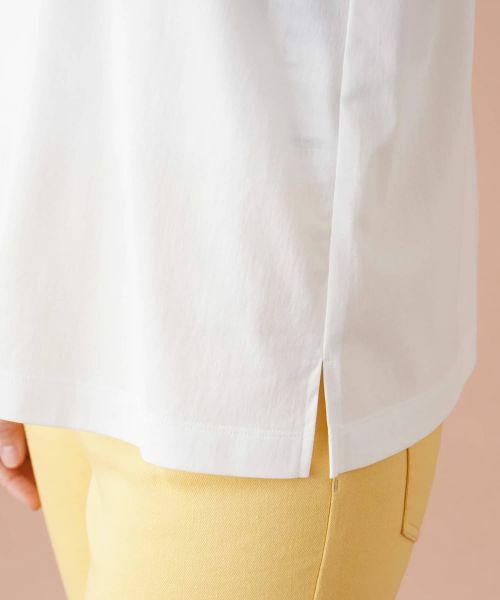 Leilian / レリアン カットソー | シャツ袖風プルオーバー | 詳細10