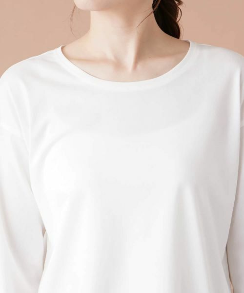 Leilian / レリアン カットソー | シャツ袖風プルオーバー | 詳細7