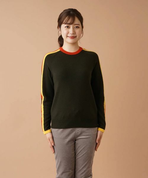 Leilian / レリアン ニット・セーター | 配色ラインクルーネックニット【Leilian by Eriko Nakamura】 | 詳細21