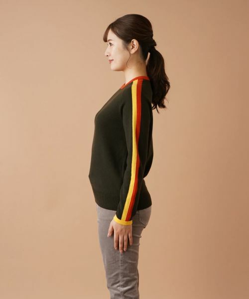 Leilian / レリアン ニット・セーター | 配色ラインクルーネックニット【Leilian by Eriko Nakamura】 | 詳細22