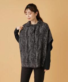 Leilian / レリアン テーラードジャケット | ステンカラーニットジャケット