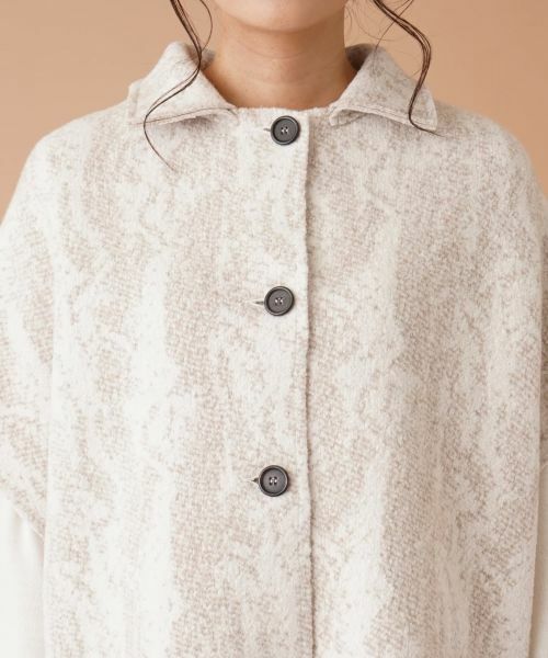 Leilian / レリアン テーラードジャケット | ステンカラーニットジャケット | 詳細10