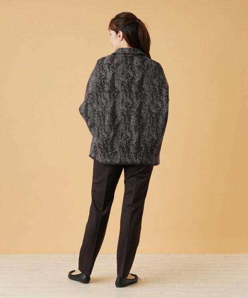 Leilian / レリアン テーラードジャケット | ステンカラーニットジャケット | 詳細3