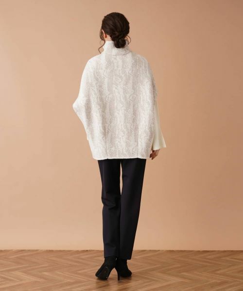 Leilian / レリアン テーラードジャケット | ステンカラーニットジャケット | 詳細6