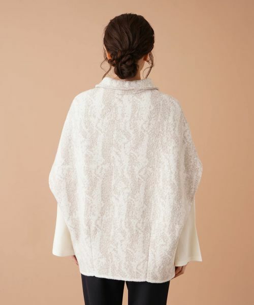 Leilian / レリアン テーラードジャケット | ステンカラーニットジャケット | 詳細9