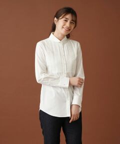 Leilian / レリアン シャツ・ブラウス | ピンタックブラウス【Leilian by Eriko Nakamura】