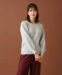 Leilian / レリアン ニット・セーター | 編み柄バルーンスリーブニット