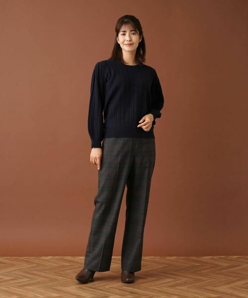 Leilian / レリアン ニット・セーター | 編み柄バルーンスリーブニット | 詳細1