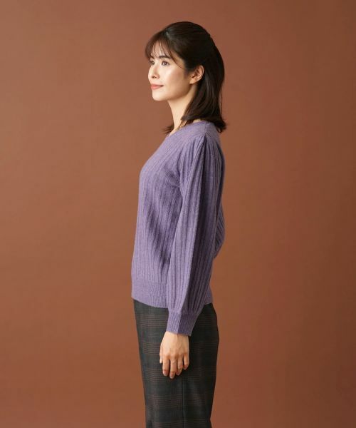 Leilian / レリアン ニット・セーター | 編み柄バルーンスリーブニット | 詳細11