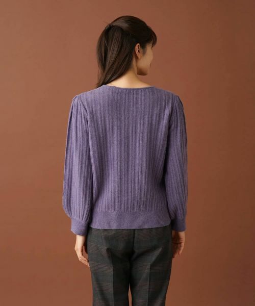 Leilian / レリアン ニット・セーター | 編み柄バルーンスリーブニット | 詳細12