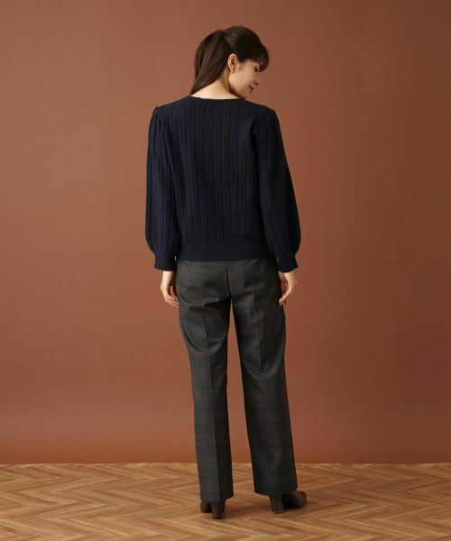 Leilian / レリアン ニット・セーター | 編み柄バルーンスリーブニット | 詳細3